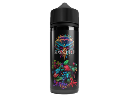 Boss Juice Aroma Berry Mix 10 ml - Konzentratiertes E-Liquid Aroma für Dampfer mit dem Geschmack eines fruchtigen Beerenmixes.