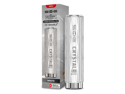 Das Design des SKE Crystal Plus MAX Akkus mit Airflow Control für individuelles Dampferlebnis