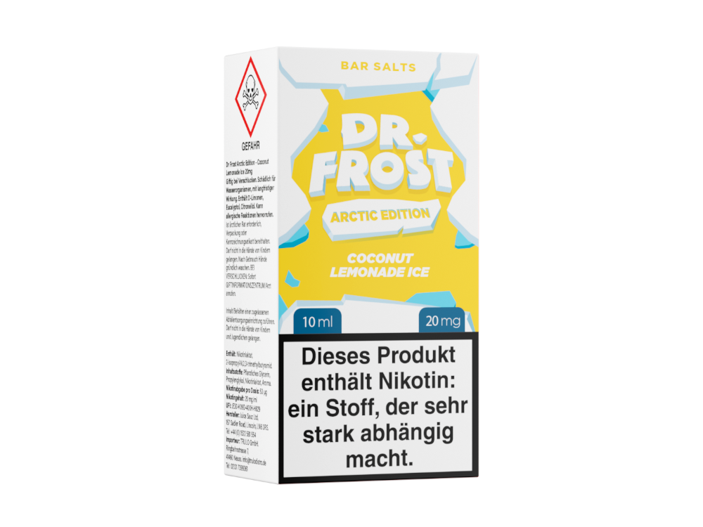 Dr. Frost - Arctic Edition - Nikotinsalz Liquid - Coconut Lemonade Ice