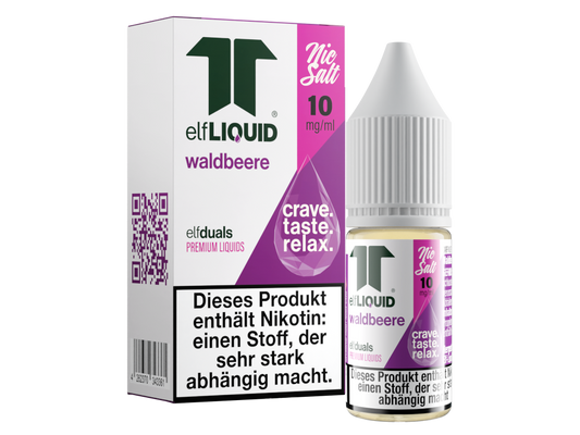 Elf-Liquid - Dual - Nikotinsalz Liquid 10 mg/ml - Waldbeere