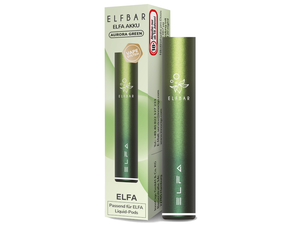 Elfbar - Elfa Akku 500 mAh, präsentiert die Eigenschaften und Anwendungsbeispiele.