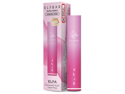 Elfbar - Elfa Akku mit einer Kapazität von 500 mAh, zeigt die Vielseitigkeit des Produkts.