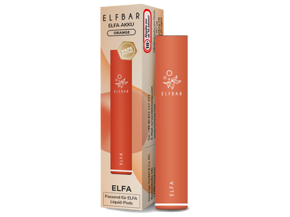 Die Elfbar - Elfa Akku 500 mAh, die leistungsstarke Batterie für Premium E-Zigaretten.