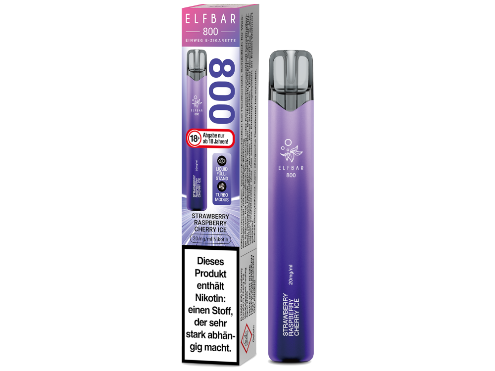 Elfbar 800 in verschiedenen Geschmacksrichtungen, ideal für Dampfer auf der Suche nach Vielfalt.