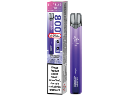 Elfbar 800 in verschiedenen Geschmacksrichtungen, ideal für Dampfer auf der Suche nach Vielfalt.
