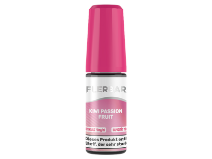 Flerbar Liquid - Nikotinsalz Liquid - Kiwi Passionfruit in einer 10 ml Flasche, erhältlich in 10 mg/ml und 20 mg/ml Nikotinstärken, mit dem einzigartigen Geschmack von Kiwi und Passionsfrucht.
