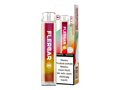 Flerbar - M Einweg E-Zigarette, die eine breite Palette an köstlichen Geschmacksrichtungen bietet.