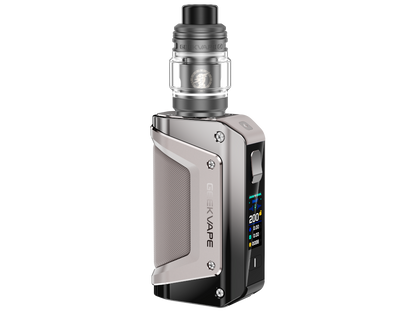 Nahaufnahme des GeekVape - Aegis Legend 3 Clearomizers mit 5,5ml Tank, perfekt für individuelles Dampfen.