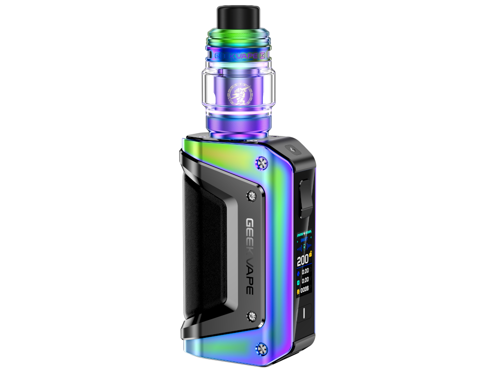Sichere und hochwertige Bauweise des GeekVape - Aegis Legend 3 E-Zigaretten Sets, ideal für erfahrene Dampfer.