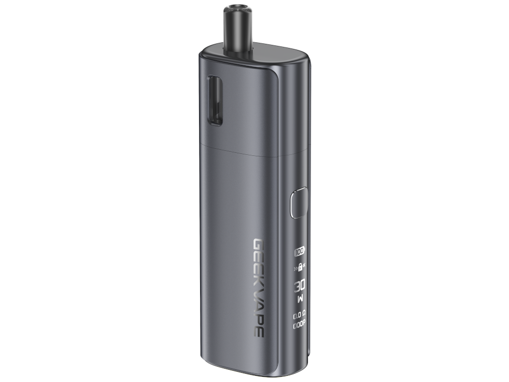 Detailaufnahme der Airflow-Control und Zugautomatik des GeekVape S30 Pro E-Zigaretten Sets für personalisiertes Dampfen.