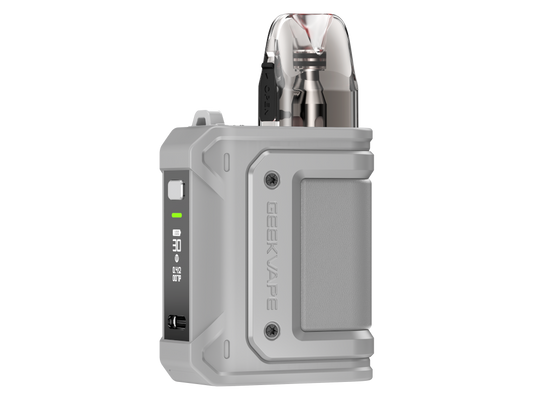 GeekVape Aegis Set E-Zigarette in schwarz mit OLED-Display und 3ml Tank, perfekt für Dampfer.