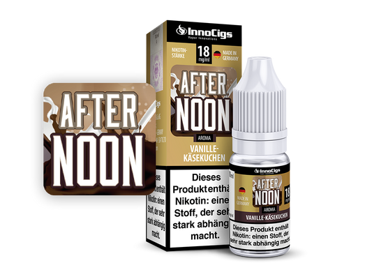 InnoCigs - Afternoon Vanille-Käsekuchen Liquid für E-Zigaretten