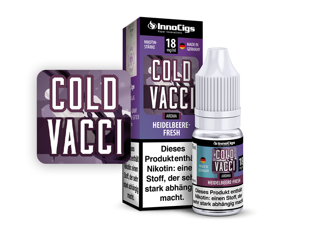 Cold Vacci Heidelbeere-Fresh - Innocigs Liquid für E-Zigaretten