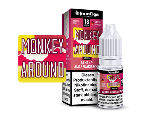 Monkey Around Bananen-Amarenakirsche - InnoCigs Liquid für E-Zigaretten