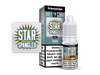 InnoCigs - Star Spangled Tabak - Liquid für E-Zigaretten, Bild der Flasche mit Propylenglycol, Glycerin und Aroma.