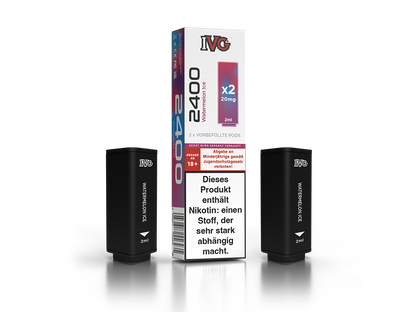 IVG - 2400 Pod 20mg/ml (2 Stück pro Packung) - Watermelon Ice