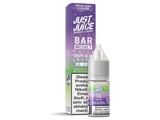 Just Juice - Bar - Nikotinsalz Liquid - Grape Aloe