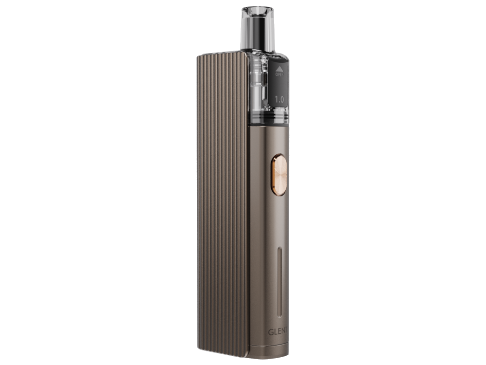Detailansicht des JustFog - Glent E-Zigaretten Sets, das eine benutzerfreundliche Handhabung bietet.