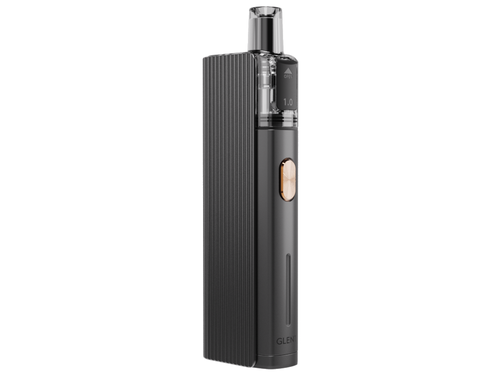 JustFog - Glent E-Zigarette mit LED-Anzeige zur Akku-Statusüberwachung.