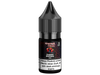 Detailaufnahme des Kirschlolli Maxx Nikotinsalz Liquid Cherry Berries, das erfrischende Aromen von Früchten kombiniert und in einer 10ml Flasche angeboten wird.