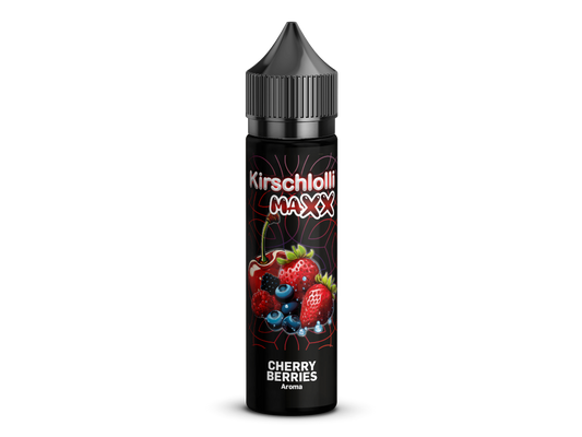 Kirschlolli Maxx Longfills 10ml - Cherry Berries, ein Fruchtmix aus Kirsche, Himbeeren, Erdbeeren, Brombeeren und Blaubeeren, ideal zum Verdampfen.