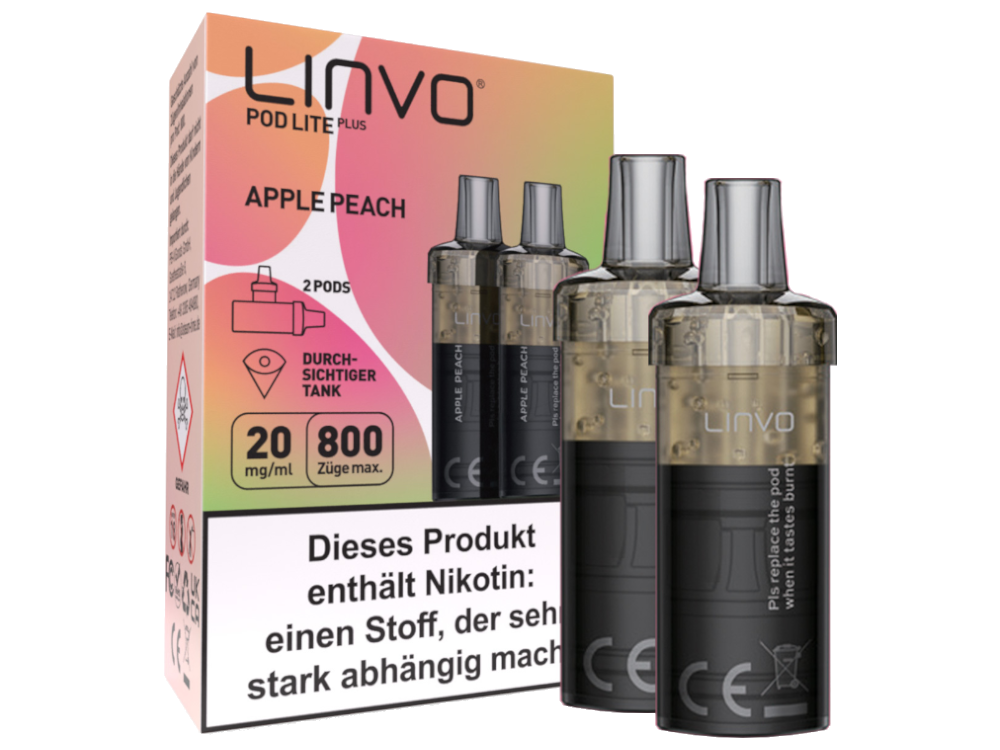 Linvo - Pod Lite Plus Cartridge 20 mg/ml (2 Stück pro Packung)