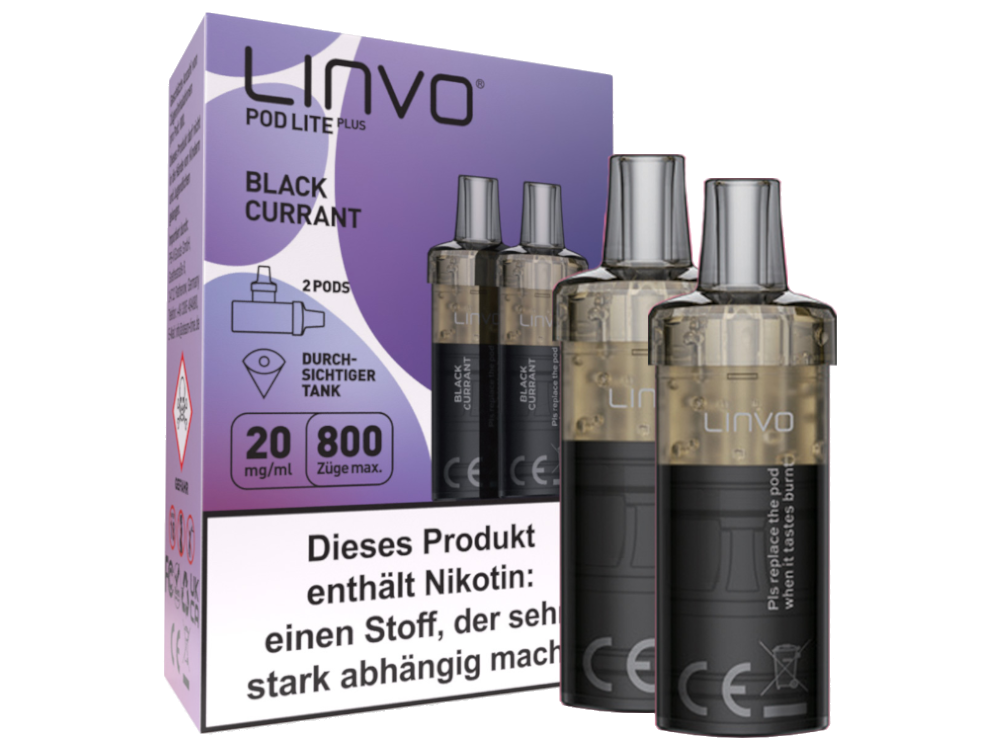 Linvo - Pod Lite Plus Cartridge 20 mg/ml (2 Stück pro Packung)