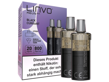 Linvo - Pod Lite Plus Cartridge 20 mg/ml (2 Stück pro Packung)