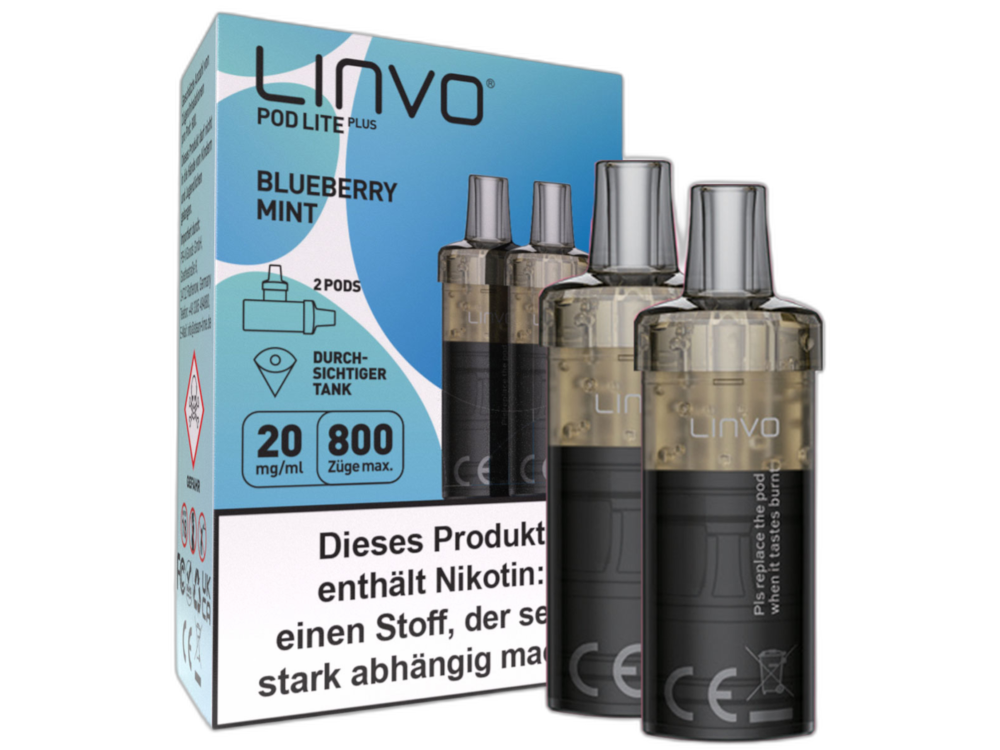 Linvo - Pod Lite Plus Cartridge 20 mg/ml (2 Stück pro Packung)