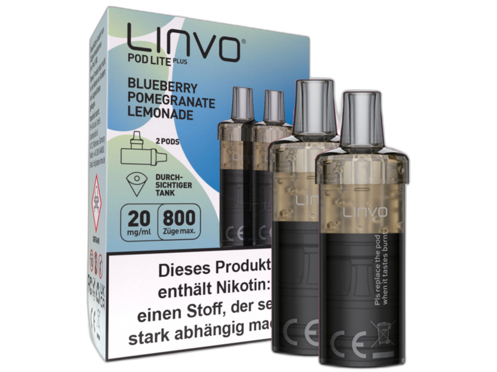 Linvo - Pod Lite Plus Cartridge 20 mg/ml (2 Stück pro Packung)