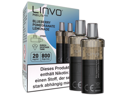 Linvo - Pod Lite Plus Cartridge 20 mg/ml (2 Stück pro Packung)