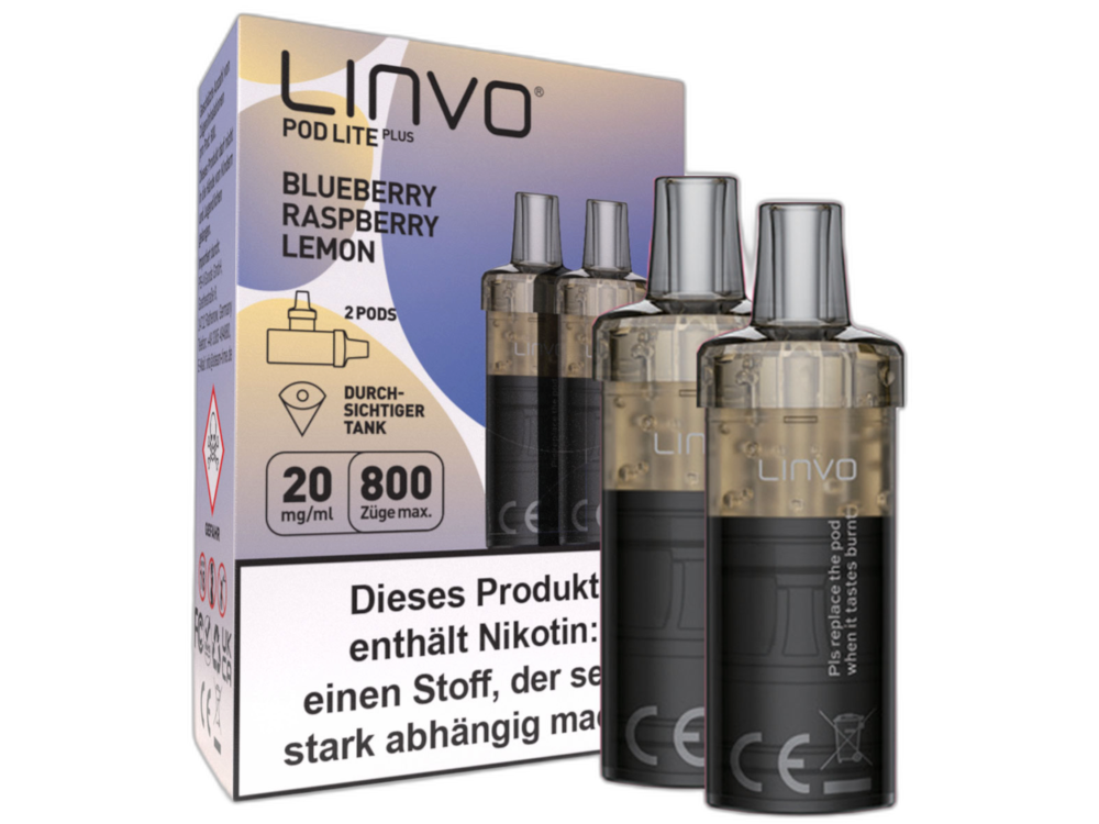 Linvo - Pod Lite Plus Cartridge 20 mg/ml (2 Stück pro Packung)
