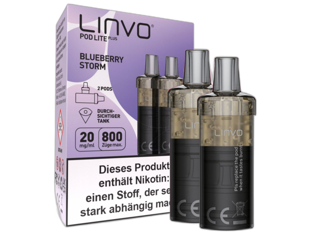 Linvo - Pod Lite Plus Cartridge 20 mg/ml (2 Stück pro Packung)