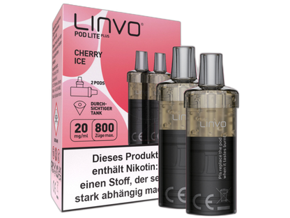 Linvo - Pod Lite Plus Cartridge 20 mg/ml (2 Stück pro Packung)