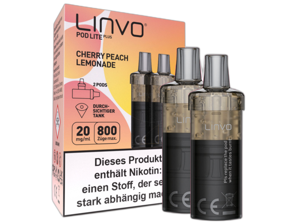 Linvo - Pod Lite Plus Cartridge 20 mg/ml (2 Stück pro Packung)
