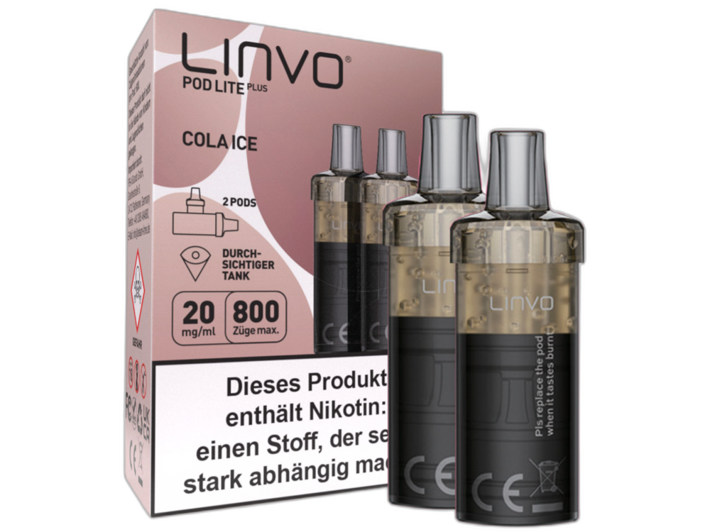 Linvo - Pod Lite Plus Cartridge 20 mg/ml (2 Stück pro Packung)