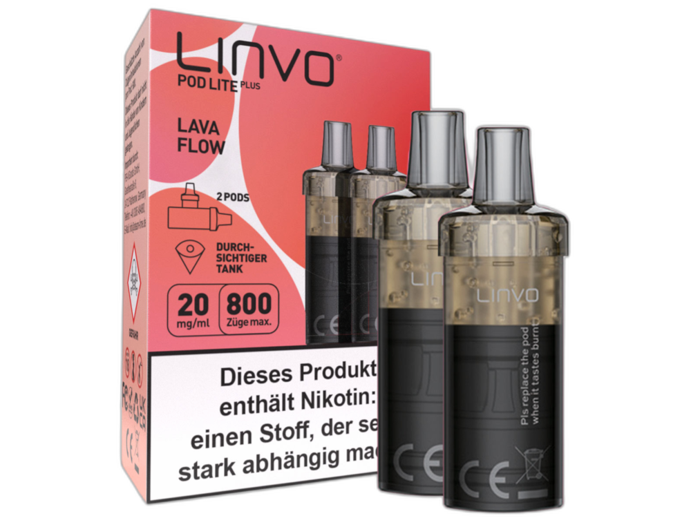 Linvo - Pod Lite Plus Cartridge 20 mg/ml (2 Stück pro Packung)