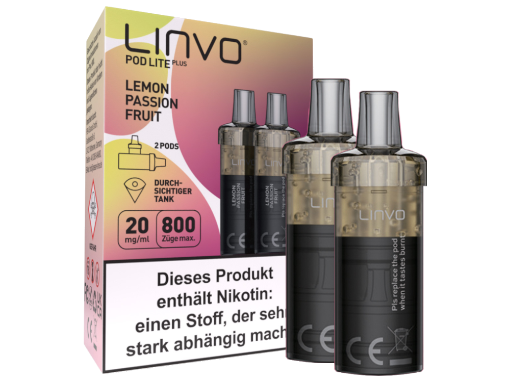 Linvo - Pod Lite Plus Cartridge 20 mg/ml (2 Stück pro Packung)