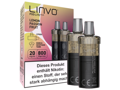 Linvo - Pod Lite Plus Cartridge 20 mg/ml (2 Stück pro Packung)
