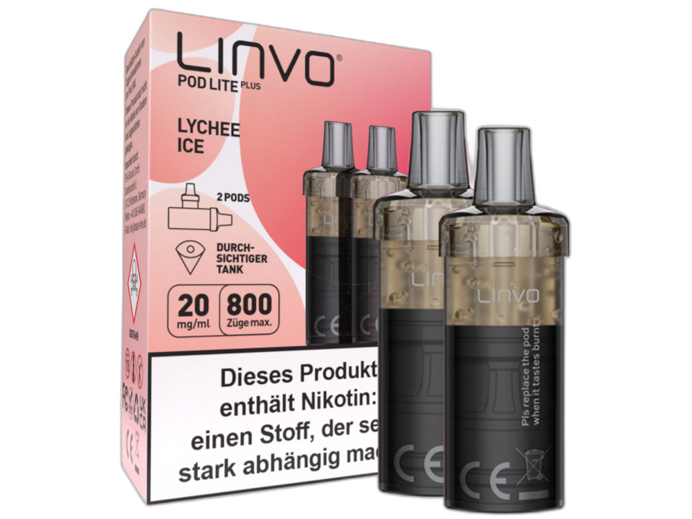 Linvo - Pod Lite Plus Cartridge 20 mg/ml (2 Stück pro Packung)