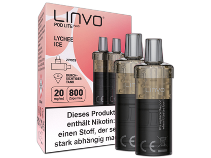 Linvo - Pod Lite Plus Cartridge 20 mg/ml (2 Stück pro Packung)