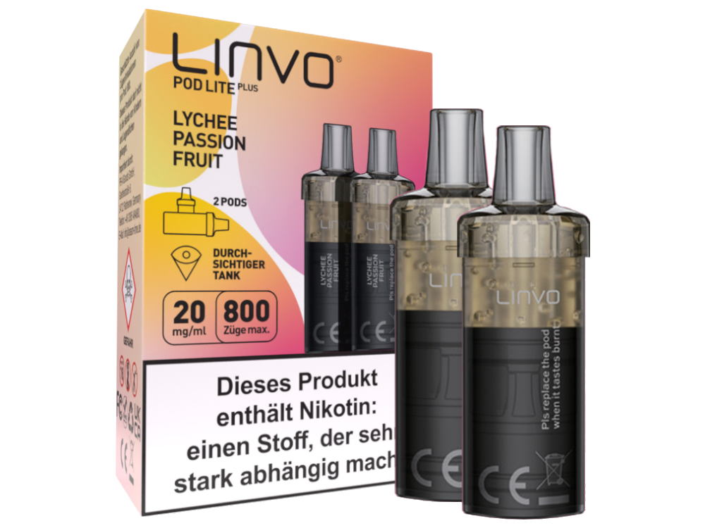 Linvo - Pod Lite Plus Cartridge 20 mg/ml (2 Stück pro Packung)