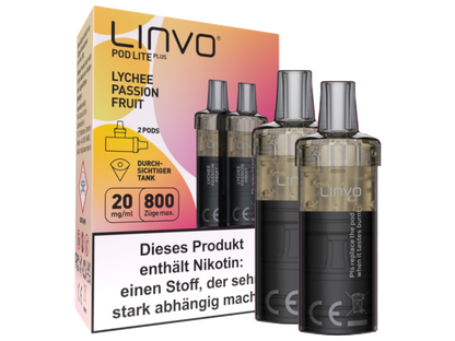 Linvo - Pod Lite Plus Cartridge 20 mg/ml (2 Stück pro Packung)