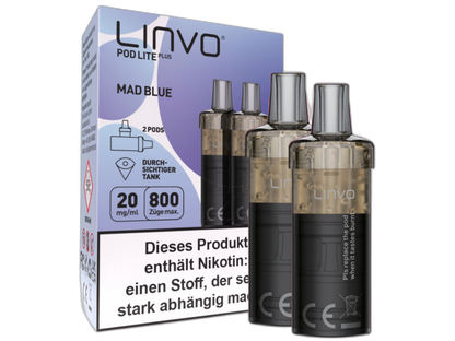 Linvo - Pod Lite Plus Cartridge 20 mg/ml (2 Stück pro Packung)