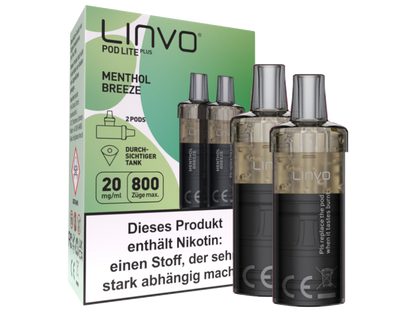 Linvo - Pod Lite Plus Cartridge 20 mg/ml (2 Stück pro Packung)