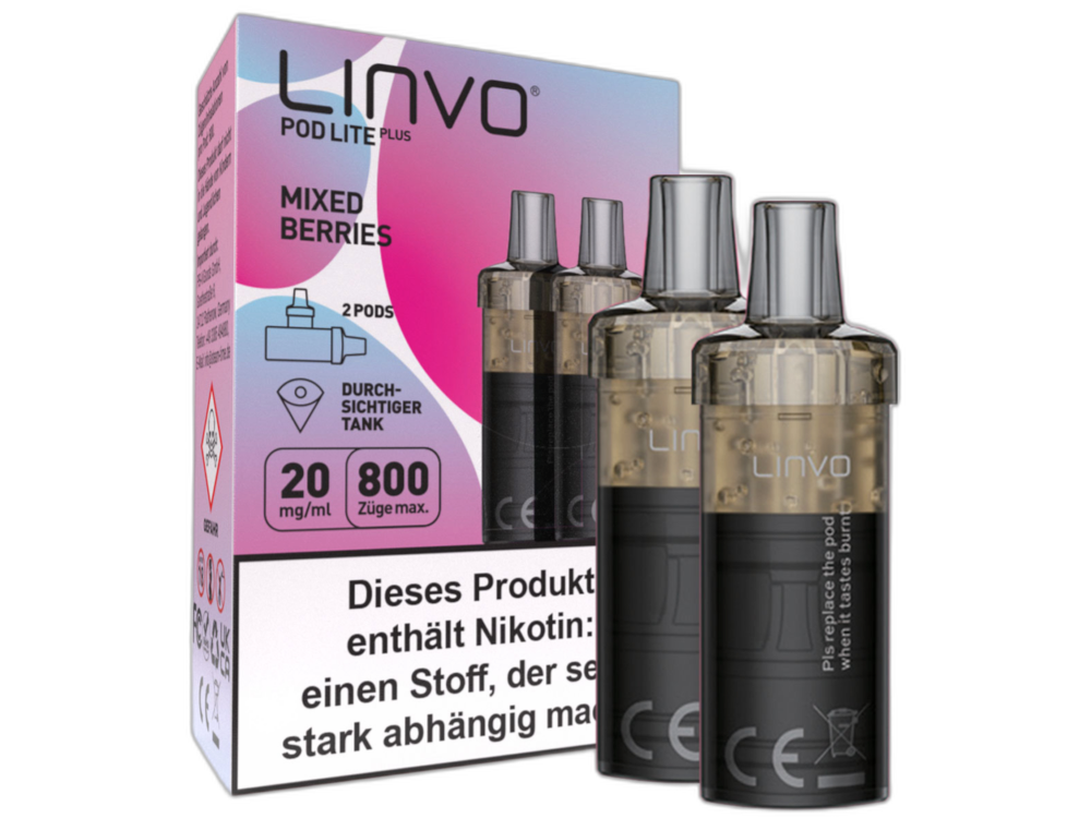 Linvo - Pod Lite Plus Cartridge 20 mg/ml (2 Stück pro Packung)