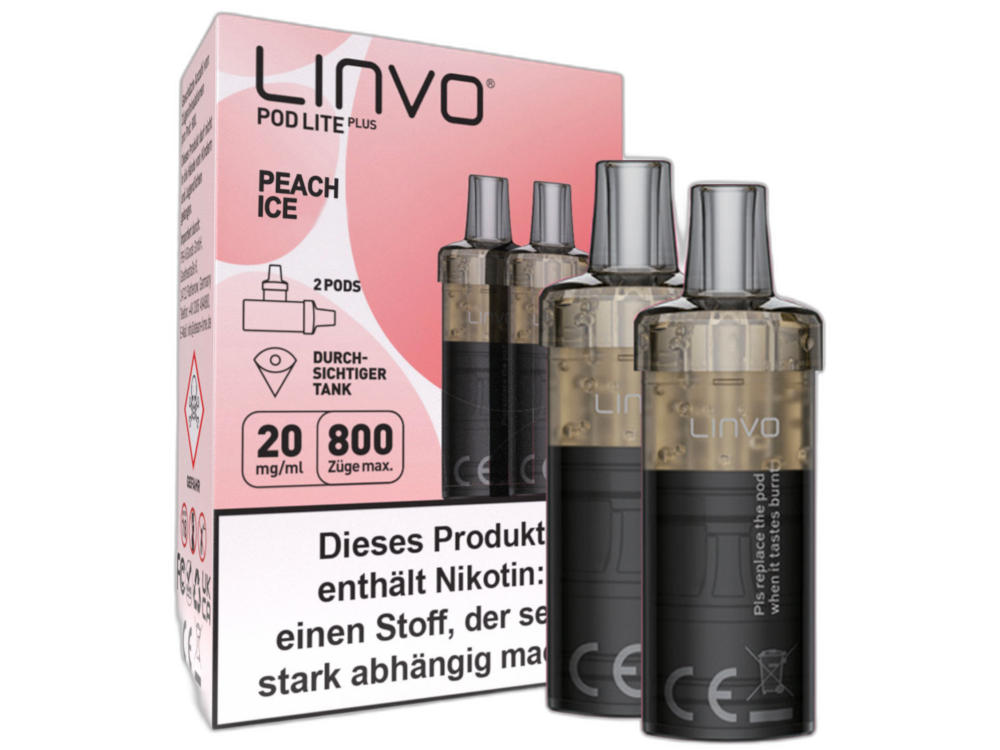 Linvo - Pod Lite Plus Cartridge 20 mg/ml (2 Stück pro Packung)