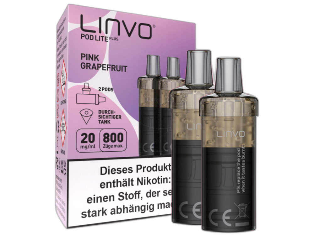 Linvo - Pod Lite Plus Cartridge 20 mg/ml (2 Stück pro Packung)