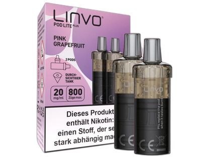Linvo - Pod Lite Plus Cartridge 20 mg/ml (2 Stück pro Packung)
