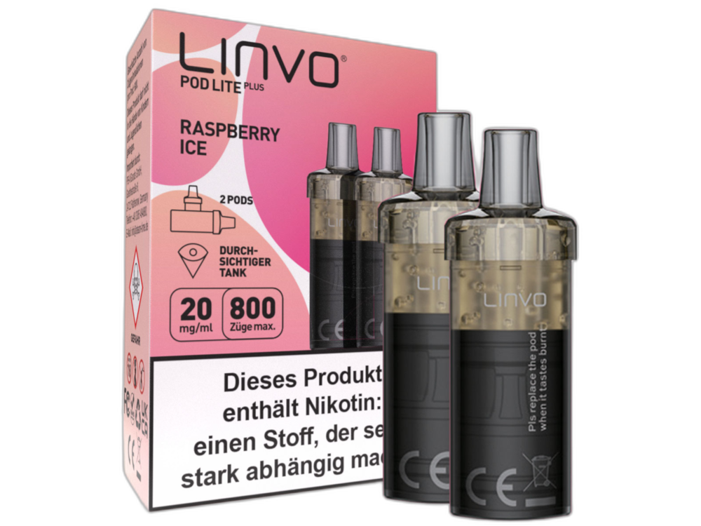 Linvo - Pod Lite Plus Cartridge 20 mg/ml (2 Stück pro Packung)